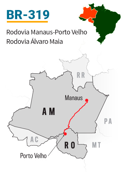 Mapa BR-319